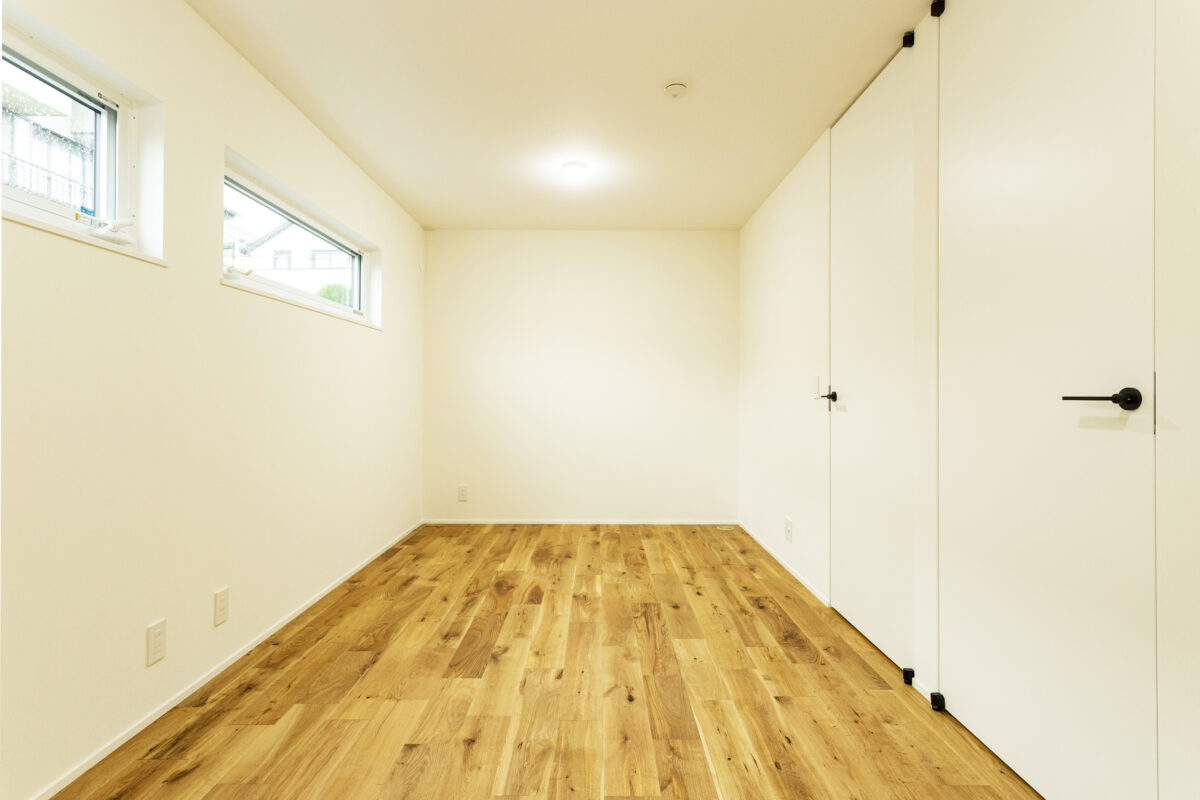 >将来2部屋に分けられるようにした子供部屋　写真